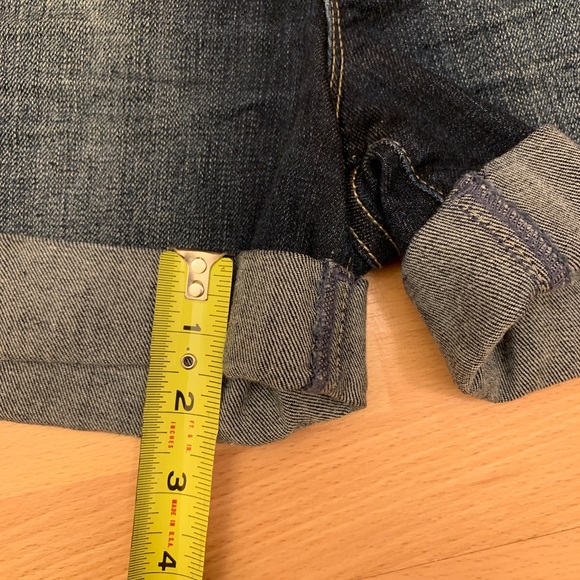 🌸 Pookie loves Sebastian Cuffed dark blue denim short shorts - Picture 5 of 7